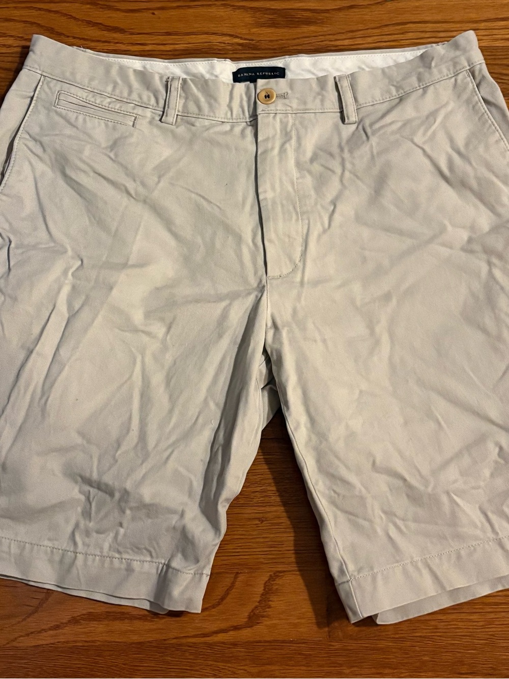 Men's Light Beige Cotton Shorts - Banana Republic